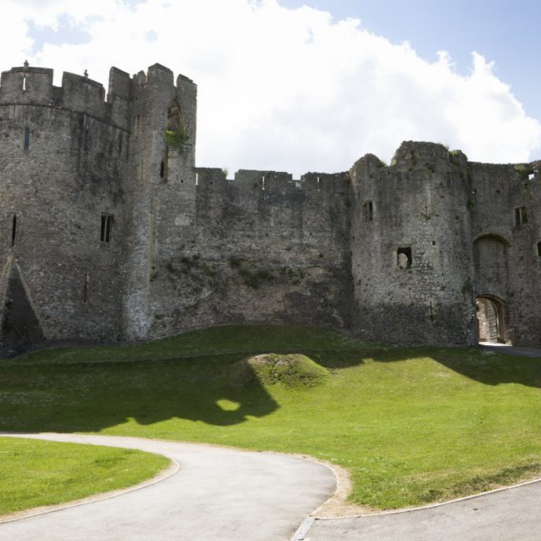 Chepstow Castle is Britain's oldest surviving stone castle.