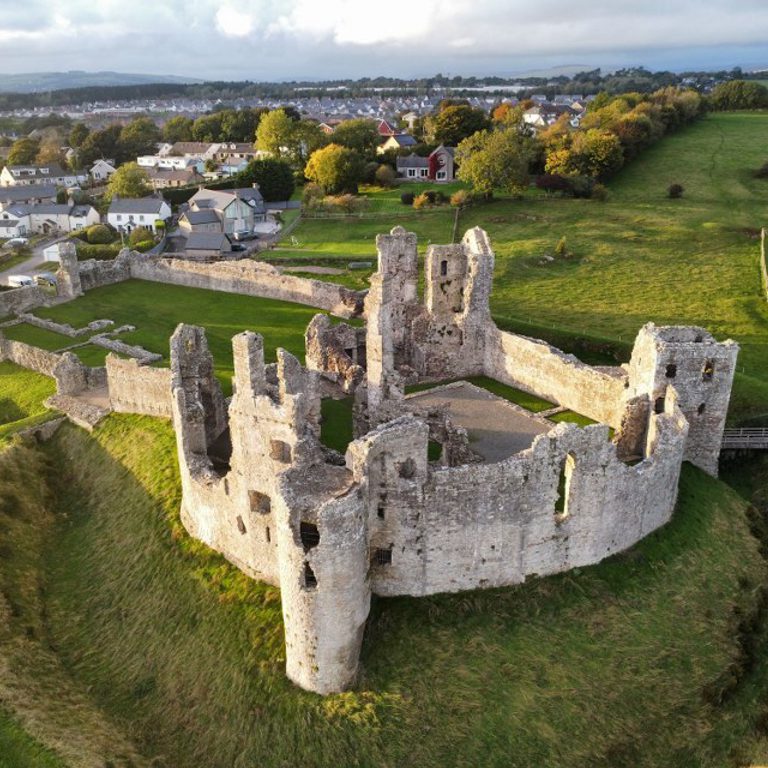 Coity Castle is a medieval ruin located just outside Bridgend.