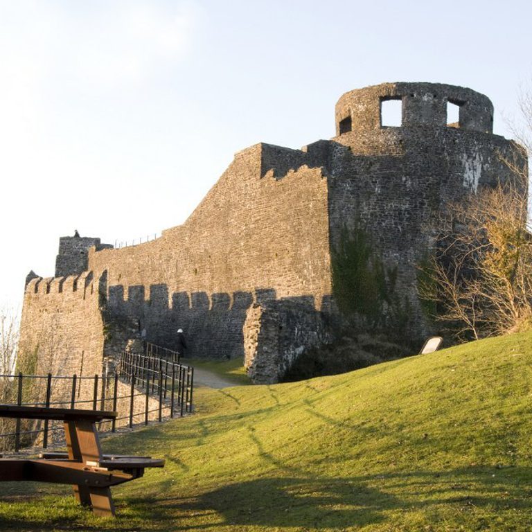 Dinefwr Castle overlooks the River Tywi in Carmarthenshire.