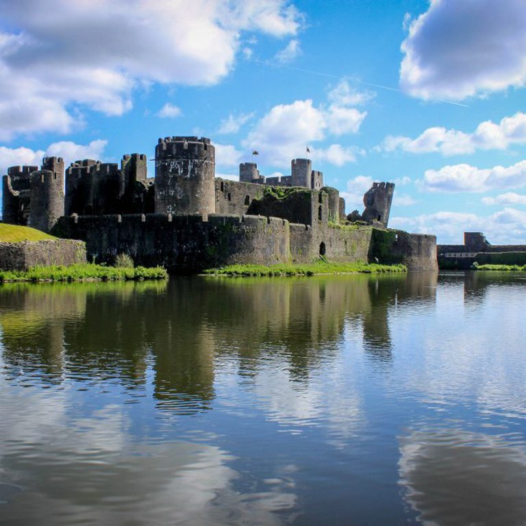 Number one on our list of top 10 castles in South Wales has to be Caerphilly Castle, the largest in Wales!