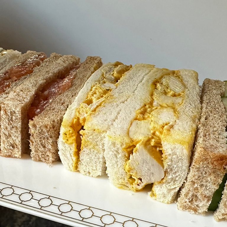 The Parkgate Afternoon Tea: Generously filled finger sandwiches